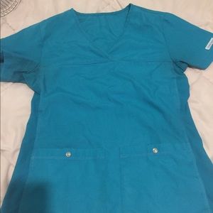 Cherokee Teal scrub set
